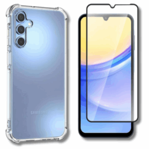 Kit capa e película para Samsung Galaxy A15